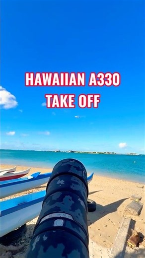 Hawaiian Airlines Airbus A330-243 Take Off At HNL Honolulu #planespotting #aviation #youtubeshorts
