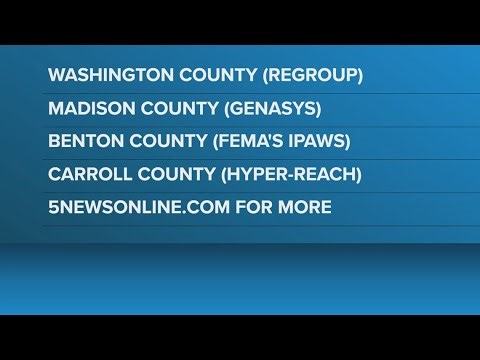Emergency alert systems in effect ahead of severe weather