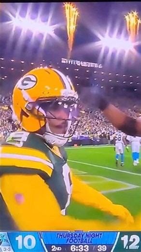 JOSH JACOBS TOUCHDOWN: CAROLINA PANTHERS VS. GREEN BAY PACKERS: NFL WEEK 8: OCTOBER 29, 2026