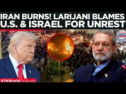 IRAN ON THE BRINK! Larijani Admits Israeli Saboteurs Behind The Violent Nationwide Protests