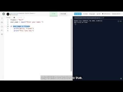 19 If statements in Python