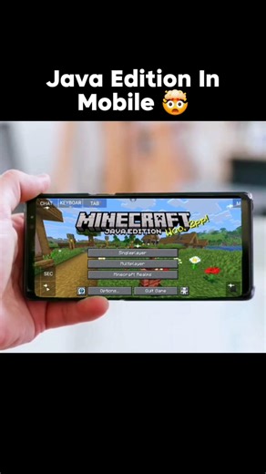 Playing Java Edition In My Low End Mobile 🔥 | Minecraft | #shorts