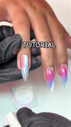 Unicorn Nails Tutorial: Chrome & Cateye Look with #06 & #08
