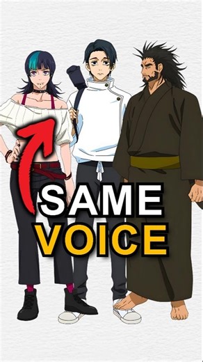 Yuta, Kirara, and Jinichi are voiced by the same English Voice actor in JJk season 3 #jujutsukaisen