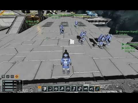 Space Engineers 2: First NPC Pathfinding Experiments - Patrolling with Obstacle