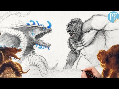 How to draw KONG vs TITAN x || Monarch: Legacy of Monsters 2026