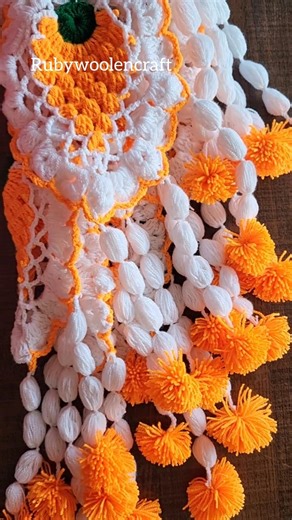 how to make woolen toran pattidifferent types and easy toran design 👌 #woolencraft #doormat #viralvi