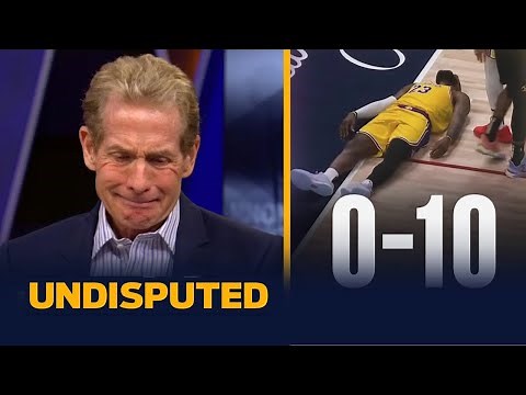UNDISPUTED | "IT'S OVER! Poor King." - Skip slams LeBron as Lakers blow 20-point lead vs Nuggets