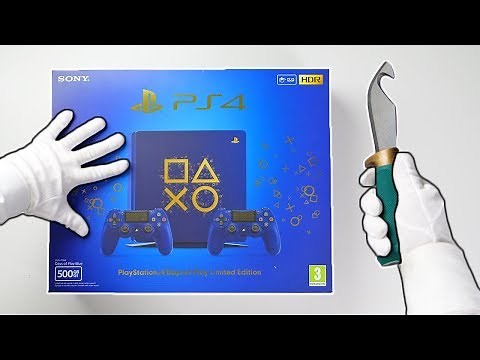 PS4 "DAYS OF PLAY" LIMITED EDITION CONSOLE! Unboxing Playstation 4 Slim Blue Collector's Special