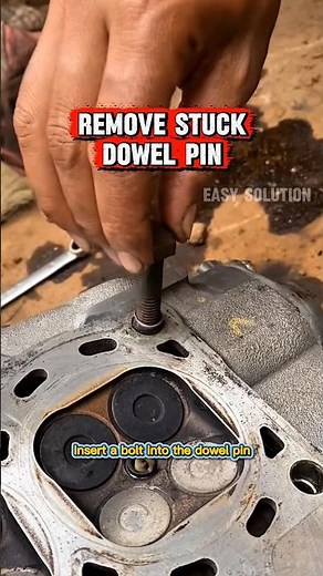 Easy Trick to Remove a Dowel Pin and Install Wheel Bolts More Precisely