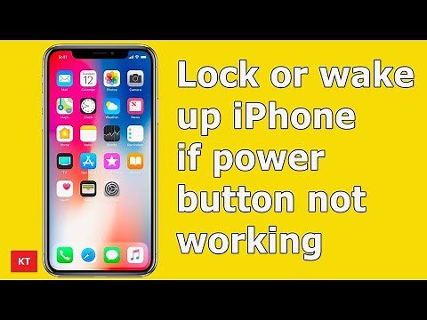 How to lock or wake up iPhone if power button is not working [ All iPhone ]
