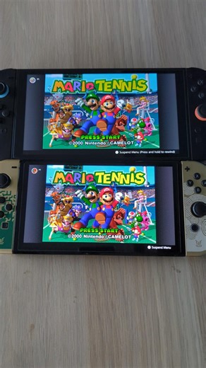 Mario Tennis- Nintendo Switch 2 vs Switch OLED Speed Comparison