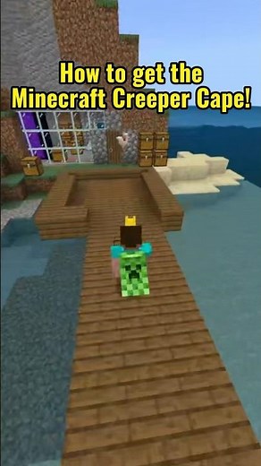 How to unlock the Creeper Cape in Minecraft! #minecraft #minecraftcape #15thanniversary #creeper