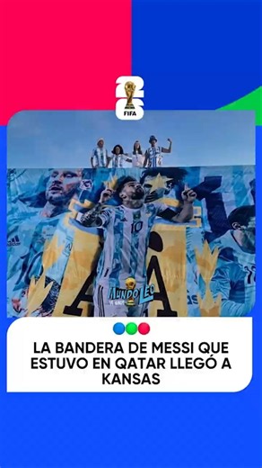 From Qatar to Kansas: the Argentine flag that moves the fans