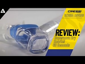 60 Second Review of Cressi's Supernova Dry Snorkel