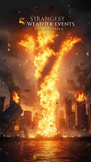 5 Strangest Weather Events Ever Recorded ⛈️🌪️