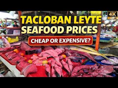 Tacloban City Seafood Market Tour 🇵🇭 | Seafood Prices in Leyte