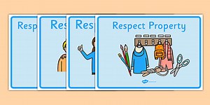Respectful Behaviour Display Posters
