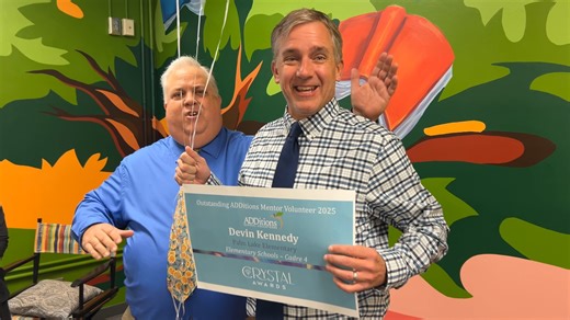 4.6K views · 48 reactions | "The kids love him, the teachers love him!" High fives and a HUGE congrats to Devin Kennedy of Palm Lake Elementary-OCPS, our OCPS Outstanding ADDitions Mentor Volunteer of the Year!  Watch to see why he's so amazing! Want to be a mentor like Mr. Kennedy? Sign up at bit.ly/OCPSVolunteer25. #ocps #NationalMentoringMonth #mentorship #WeAreOCPS Foundation for Orange County Public Schools | Orange County Public Schools | Facebook