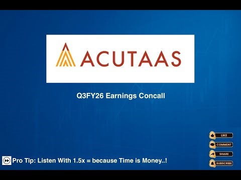 Acutaas Chemicals Ltd Q3FY26 Earnings Concall