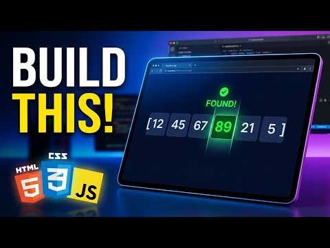 The Most Aesthetic Linear Search Visualizer Tutorial #shorts #viral