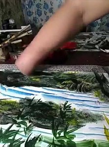 13K views · 591 reactions | 【美丽中国】 看！ 这个没有手的中国人用他的手臂画出了美丽的艺术作品。 Look! This Chinese man with no hands uses what he has to paint beautiful works of art with his arm. Kàn! Zhège méiyǒu shǒu de Zhōngguórén yòng tā de shǒubì huà chūle měilì de yìshù zuòpǐn. | Learn Chinese | Facebook