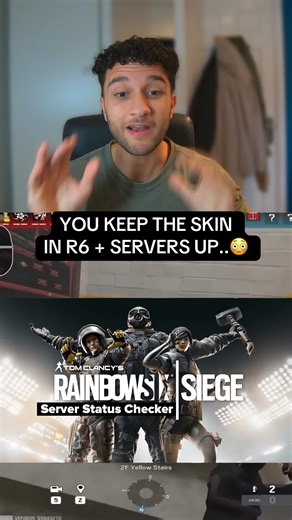 The servers in rainbow 6 are now up and you keep the skins #jinshifn #r6 #rainbow6siege #rainbow6