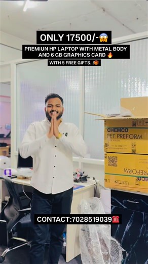 RAM WAGHMARE on Instagram: "PREMIUN HP PROBOOK RYZEN 5 AND 6 GB GRAPHICS CARD ONLY 17500/- WITH 5 FREE GIFTS..!🎁 . . . . . . #hp #hplaptop #laptopdeals #laptopsale #laptop"