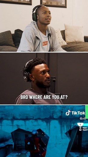 fortnite move, oh do it again! Tyler Lockett and Chris Godwin dropped into @Fortnite Official before #seahawks vs. #bucs in #munich 🔥