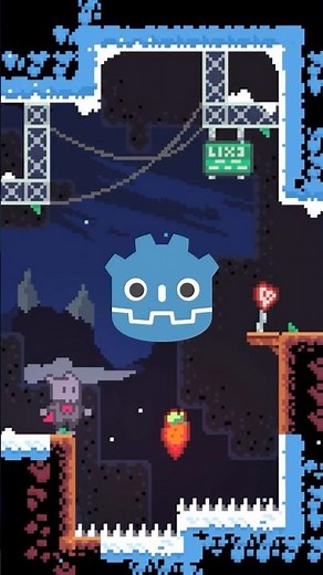 Learn How To Sculpt Beautiful Celeste Inspired Levels In Godot #pixelart #leveldesign #gamedev