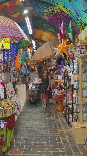 Camden Market London Vintage Walk 4K | Busy Market & Thrifting Tour