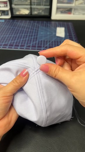 Daniela Alejandra Garza Meza | How to Sew a Baseball Cap 🧢 Full Tutorial link in my Highlights #sewing #sewingmachine #sewinghacks #costurafacil #costura... | Instagram