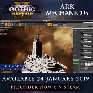 38K views · 563 reactions | Outfitted with some of the most advanced weapons and technology in the entire Imperium, Ark Mechanicus is a vast Imperial starship that Adeptus Mechanicus uses to scour the stars. | Battlefleet Gothic: Armada | Facebook