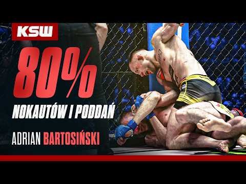 Adrian Bartosiński finishes another rival - Finishing "Bartos" in the KSW cage | XTB KSW 116