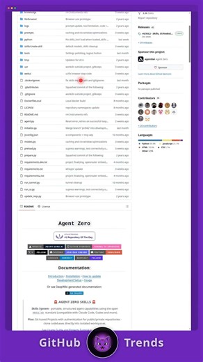 Agent Zero: AI That Writes Its Own Tools #AgentZero #Python #AgenticAI #ai #github #githubtrends