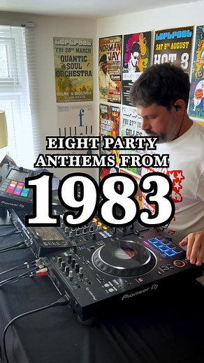 1983: party vibes all the way on this one. 1. David Bowie - Let's Dance 2. Herbie Hancok - Rockit 3. Talking Heads - Slippery People 4. Grandmaster Flash & Melle Mel - White Lines 5. Class Action - Weekend (Larry Levan Mix) 6. Madonna - Holiday 7. Roy Ayers - Silver Vibrations 8. Oliver Cheatham - Get Down Saturday Night Tee: Always Balling Club @followers @top fans #disco #djmix #partytunes #hiphop #80smusic #mashup #samredmore | Sam Redmore