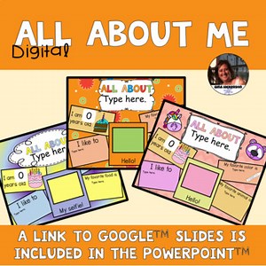 All About Me Digital Slides