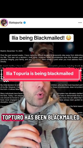 Ilia Topuria being blackmailed?! #iliatopuria #iliatopuria🇬🇪🇪🇸 #mma #ufc #mmanews