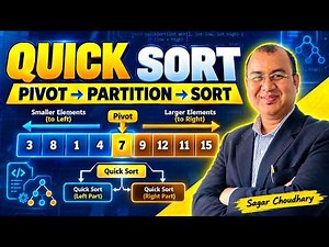 Quick Sort Algorithm Explained | Partition, Pivot & Complexity | DAA