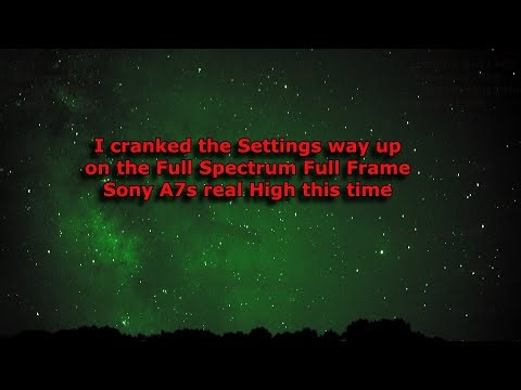 Viewing the Deeper Depths of the Milky Way Galaxy with a Full Spectrum Sony camera Cranked up