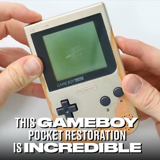 How to restore a broken Gameboy... time to crack out Pokemon! 🎮 | LADbible