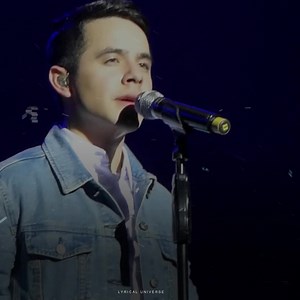 1.2M views · 10K reactions | David Archuleta can't hold his tears while singing Nandito Ako. | Lyrical Universe | Facebook