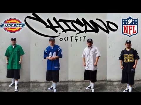 OUTFIT IDEAS: Chicano Streetwear Outfit wearing DICKIES polo & NFL Jerseys (UKAY-UKAY VLOG & HAUL)