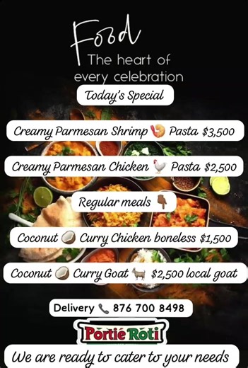 Portie Roti run eh grung no debate #PortlandBest #PortieRoti