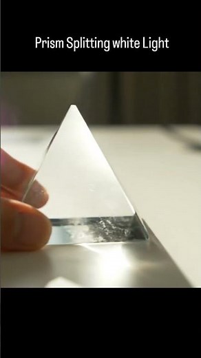 Prism Experiment 🌈 | Splitting White Light into Colors | Real Science Visual
