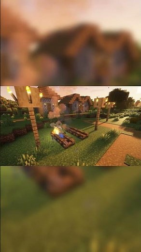 Minecraft- How to Build a Bench #minecraft #minecraftbuilding