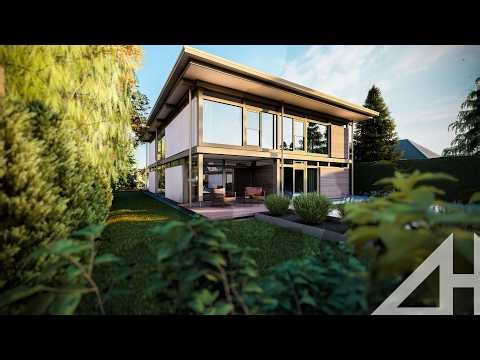 Die perfekte Symbiose aus Glas, Holz und Natur – HUF HAUS