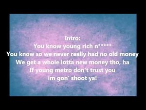 Rain drop top lyric in words