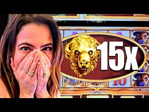 SUPER RARE 15 Buffalos On Buffalo Gold! (96 Free Games)