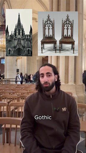 Since so many of you enjoyed my video on architectural movements, and especially my pronunciation of “Gothic,” I decided to create a dedicated episode focused on that era. I filmed it in one of the most striking examples of Gothic architecture. Do you recognize the cathedral? Let me know if you would like a breakdown of any other architectural or furniture period. #interiordesign #interiordetails #apartmentinterior
